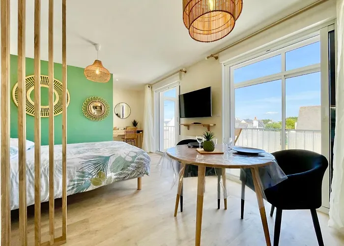 Le Phare Ouest - 80 M De La Mer - Vue Ocean Sur Le Balcon - Entierement Renove - Internet Haut Debit - Nouveau
